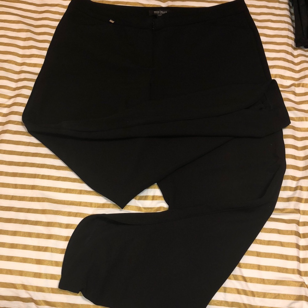 Stylish tuxedo ankle pants WHBM